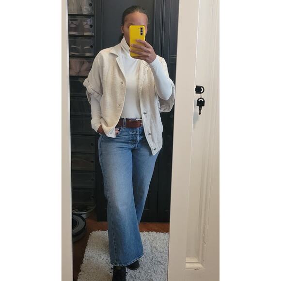 IRO Off-White Linen Blend Dropped Sleeves Oversized IIija Jacket size 42 - Picture 10 of 16